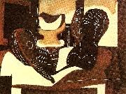 stilleben med antikt huvud pablo picasso